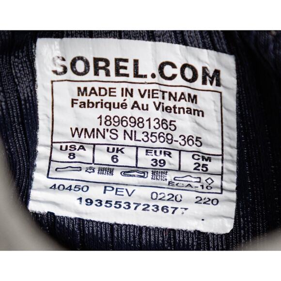 Sorel Kinetic Sneak Green Camo Hiking Sneakers Womens Size 8 EU 39 NL3569-365 - Picture 7 of 16